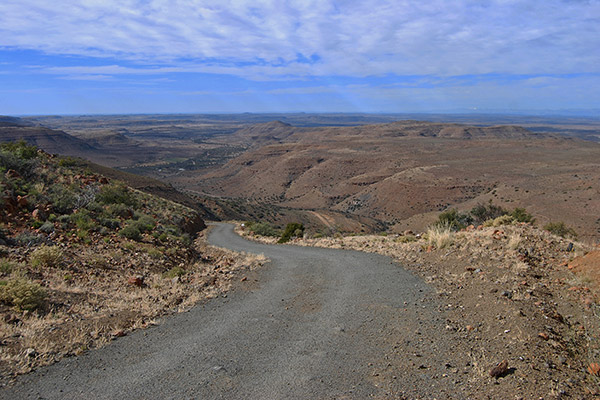 View from the summit of the Rooiberg Pass