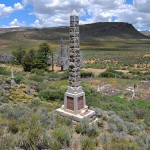 Monument graveyard lies west of Matjiesfontein along the N1 highway