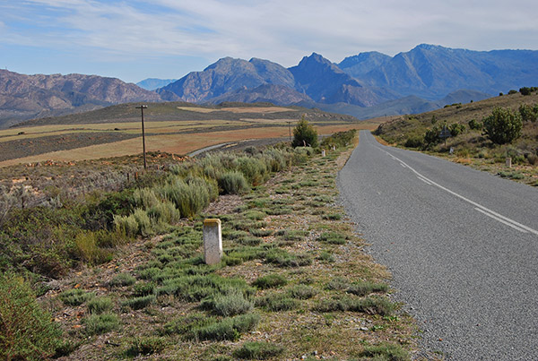 The Rooihoogte Pass provides sweeping views of the Langeberge and the Koo Valley