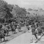 Captured Boer Commandos enter Graaff-Reinet under escort