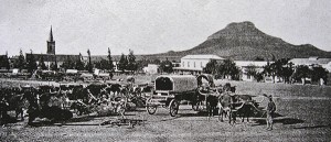 Street scene in Graaff-Reinet of the 1870s