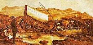 Typical Voortrekker Wagon used during the Great Trek