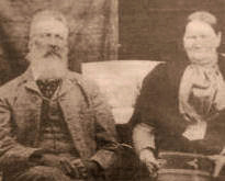 Jan Vorster photographed with his wife