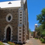 Separate steeple alongside the Jansenville Dutch Reformed Church