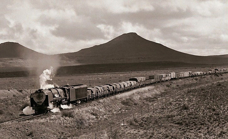 Steam Train between De Aar and Beaufort West